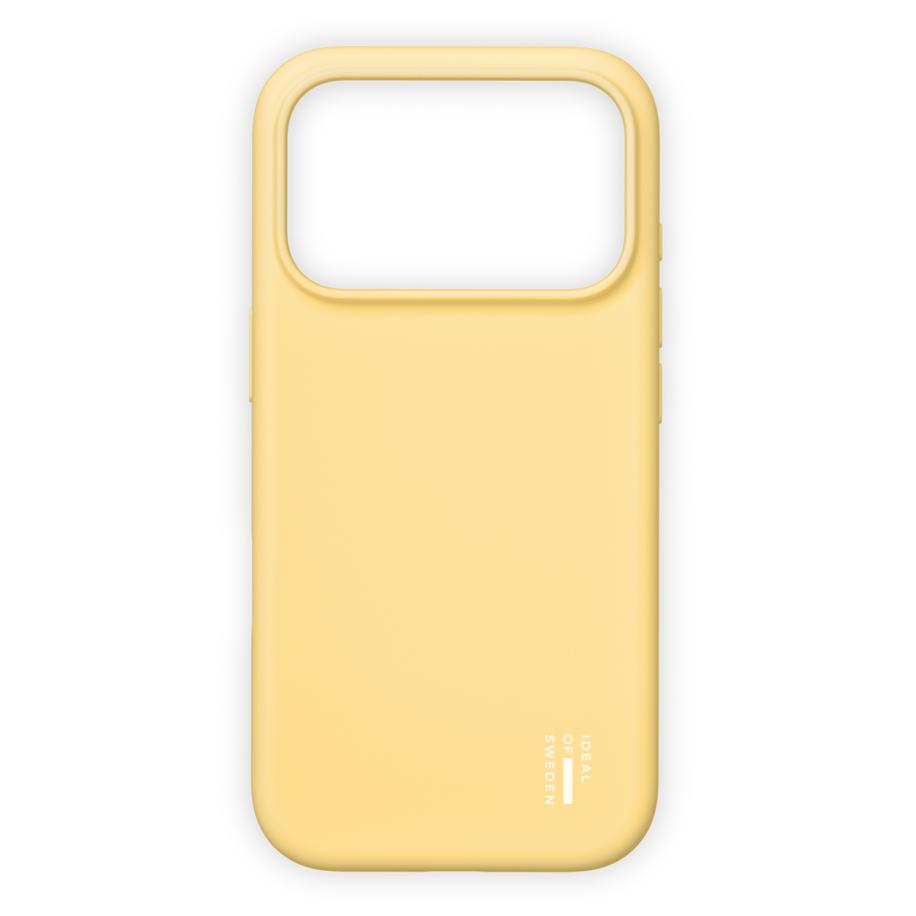 iDeal of Sweden Silicone Case met MagSafe voor de Apple iPhone 17 Pro - Soft Lemon Geel