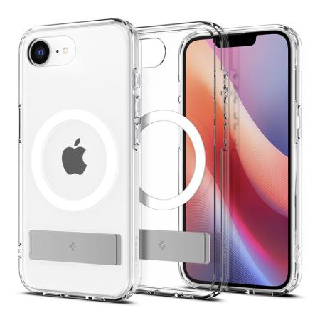 Spigen Ultra Hybrid S MagSafe voor de Apple iPhone 16e - Clear / White