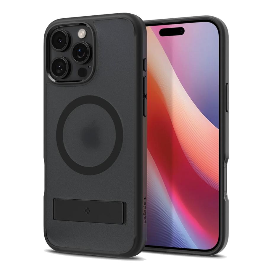 Spigen Ultra Hybrid S MagSafe voor de Apple iPhone 16 Pro - Frost Black Zwart