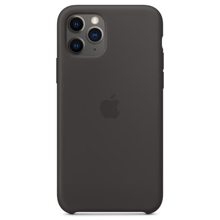 Silicone Backcover voor de Apple iPhone 11 Pro - Black