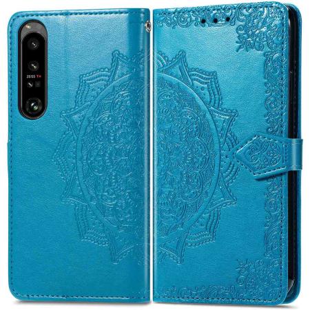 imoshion Mandala Bookcase voor de Sony Xperia 1 IV - Turquoise