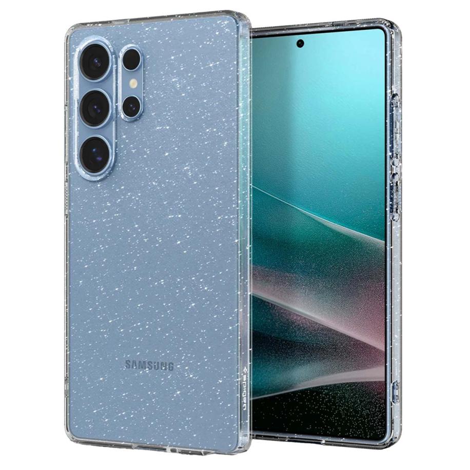 Spigen Liquid Crystal Backcover voor de Samsung Galaxy S25 Ultra - Crystal Quartz Transparant