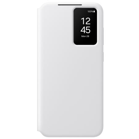 Originele S View Cover voor de Samsung Galaxy S24 FE - Wit