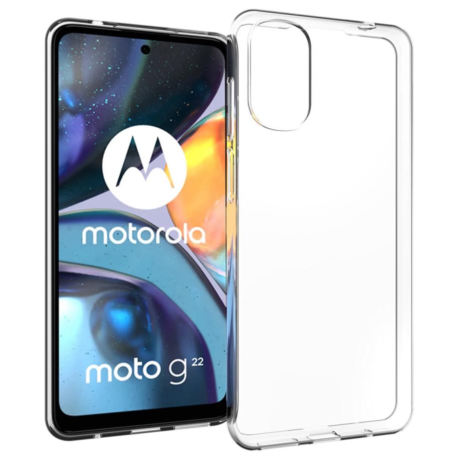 Accezz Clear Backcover voor de Motorola Moto G22 - Transparant Transparant