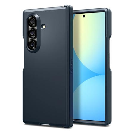 Spigen Tough Armor Pro Backcover MagFit voor de Samsung Galaxy Z Fold 7 - Metal Slate