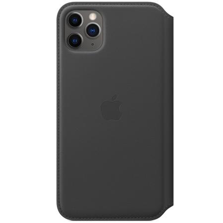 Leather Folio Bookcase voor de Apple iPhone 11 Pro Max - Black