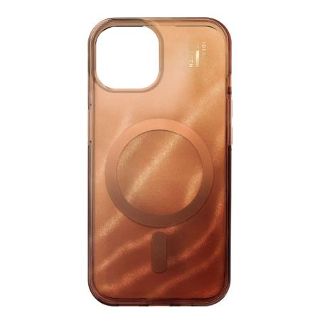 iDeal of Sweden Clear Case MagSafe voor de Apple iPhone 13 / 14 / 15 / 16e - Mocha Mousse