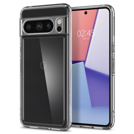 Spigen Ultra Hybrid Backcover voor de Google Pixel 8 Pro - Transparant