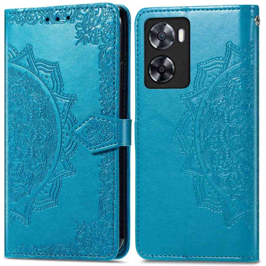 imoshion Mandala Bookcase voor de Oppo A57(s) - Turquoise Blauw