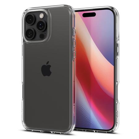 Spigen Ultra Hybrid Backcover voor de Apple iPhone 16 Pro - Crystal Clear