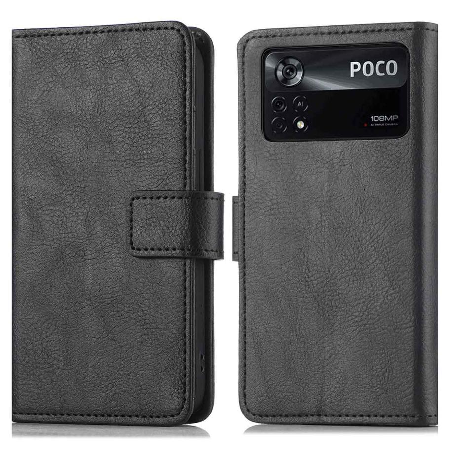 imoshion Luxe Bookcase voor de Xiaomi Poco X4 Pro 5G - Zwart Zwart