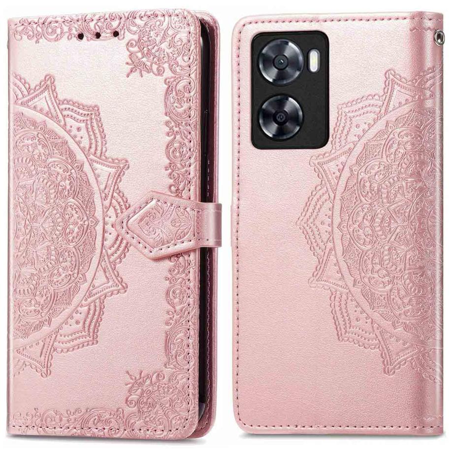 imoshion Mandala Bookcase voor de Oppo A57(s) - Rosé Goud Rose goud