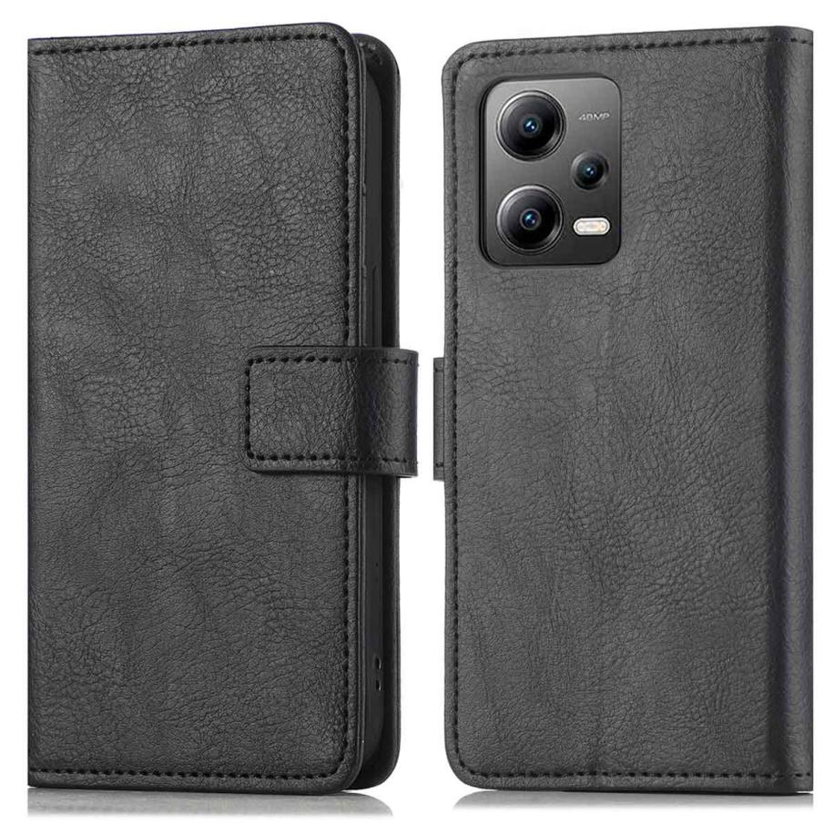 imoshion Luxe Bookcase voor de Xiaomi Poco X5 5G - Zwart Zwart