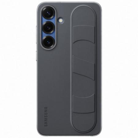 Originele Standing Grip Case voor de Samsung Galaxy S25 Plus - Zwart