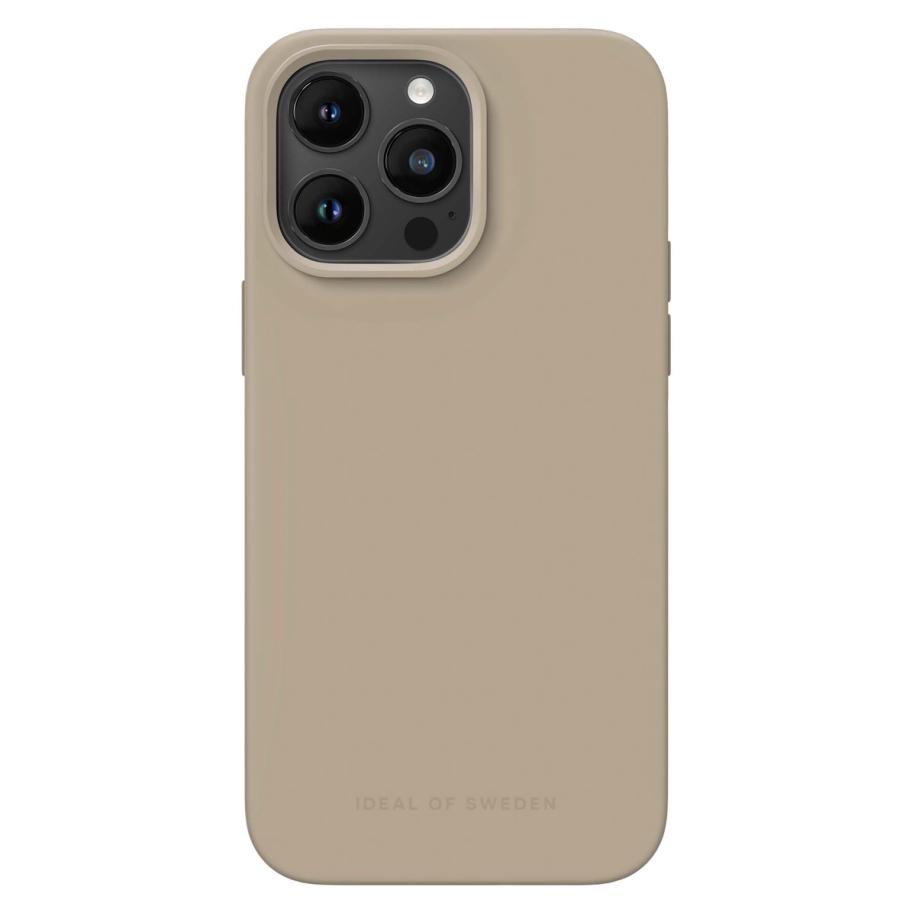 iDeal of Sweden Silicone Case voor de Apple iPhone 14 Pro Max - Beige Bruin