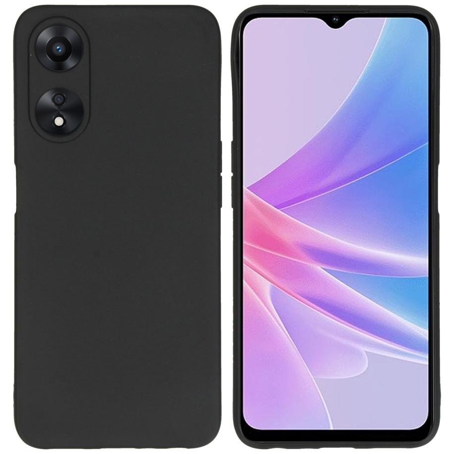 imoshion Color Backcover voor de Oppo A78 (4G) - Zwart Zwart
