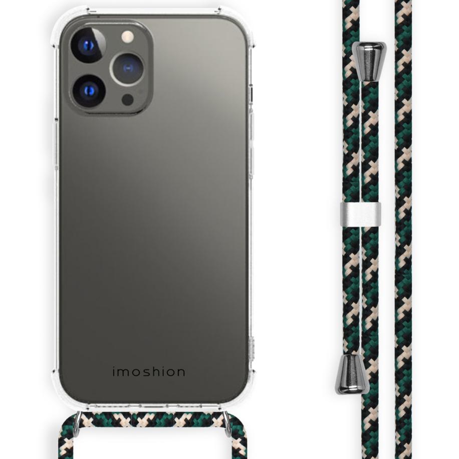 imoshion Backcover met koord voor de Apple iPhone 13 Pro Max - Green Multi Color Transparant