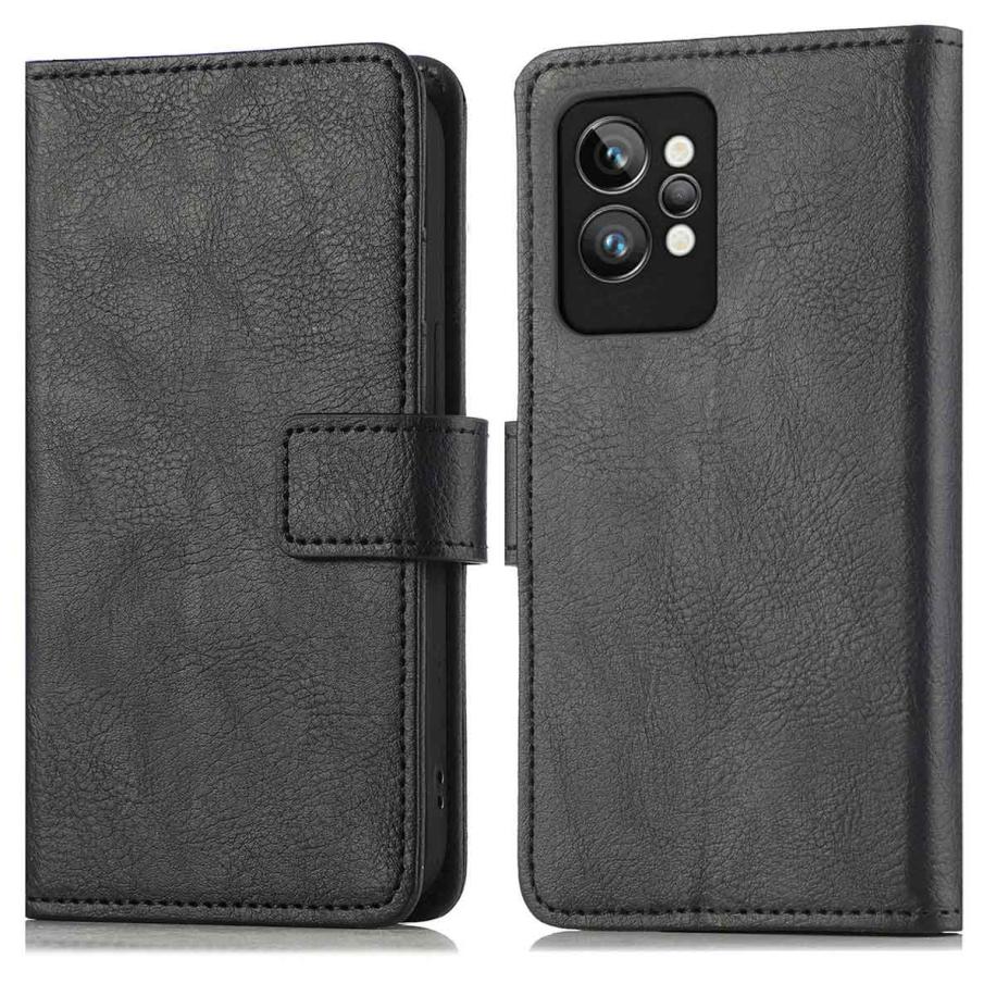 imoshion Luxe Bookcase voor de Realme GT 2 Pro - Zwart Zwart