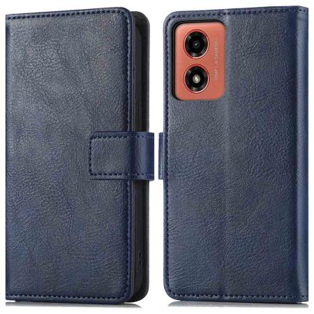 imoshion Luxe Bookcase voor de Motorola Moto G04 / G24 - Donkerblauw
