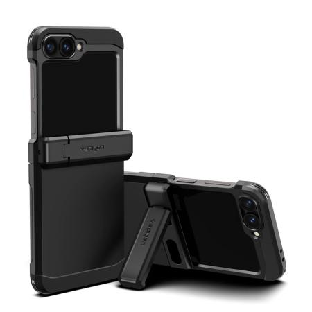 Spigen Tough Armor Pro Backcover voor de Samsung Galaxy Z Flip 6 / Flip 7 FE - Black