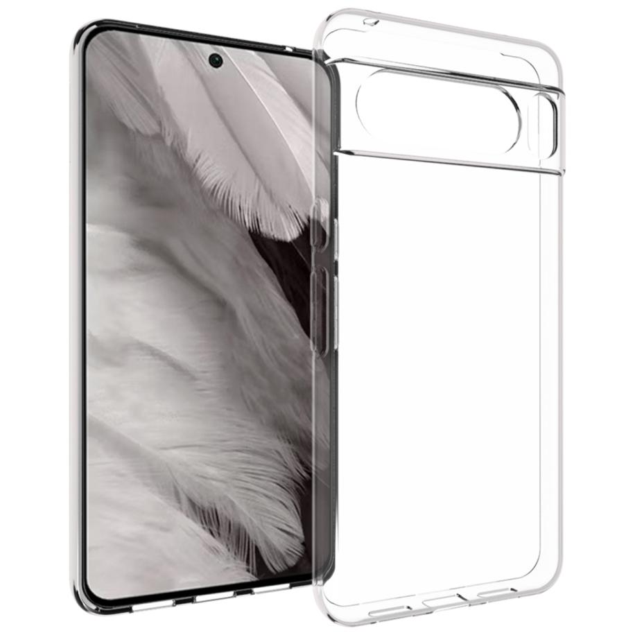 Accezz Clear Backcover voor de Google Pixel 8 Pro - Transparant Transparant