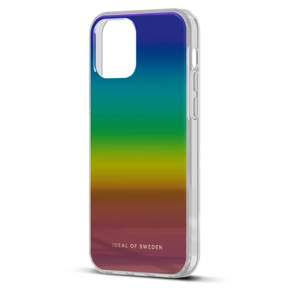 iDeal of Sweden Mirror Case voor de Apple iPhone 12 (Pro) - Rainbow Multicolor