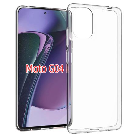 Accezz Clear Backcover voor de Motorola Moto G04 / G24 - Transparant