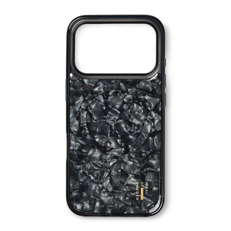 iDeal of Sweden Pearlised MagSafe Case voor de Apple iPhone 17 Pro Max - Black Zwart