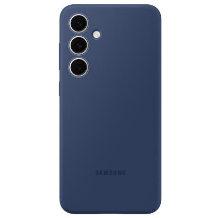 Originele Silicone Backcover voor de Samsung Galaxy S24 FE - Blauw