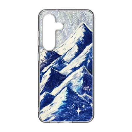 Hybrid Case voor de Samsung Galaxy S25 - Lieve Merlijn / Mountain