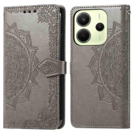 imoshion Mandala Bookcase voor de Xiaomi Redmi Note 14 (4G) - Grijs
