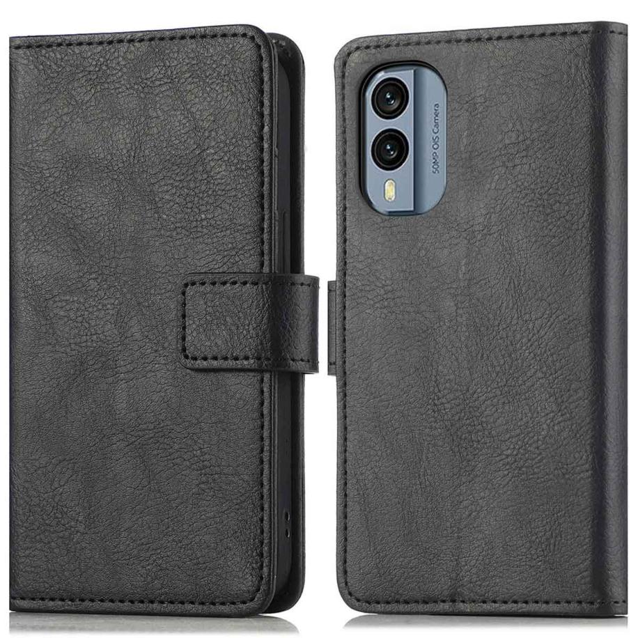 imoshion Luxe Bookcase voor de Nokia X30 - Zwart Zwart