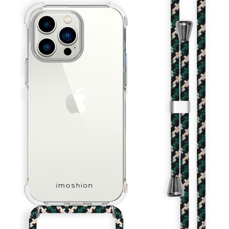 imoshion Backcover met koord voor de Apple iPhone 14 Pro Max - Green Multi Color Transparant