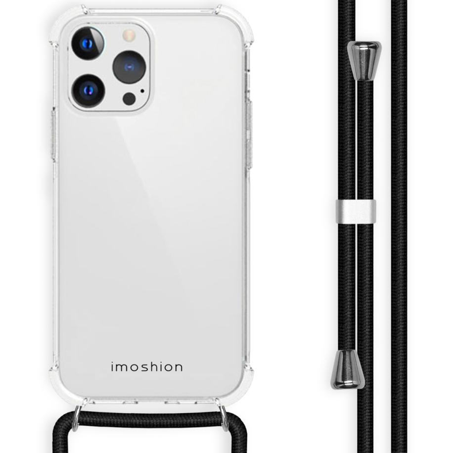 imoshion Backcover met koord voor de Apple iPhone 13 Pro - Zwart Transparant
