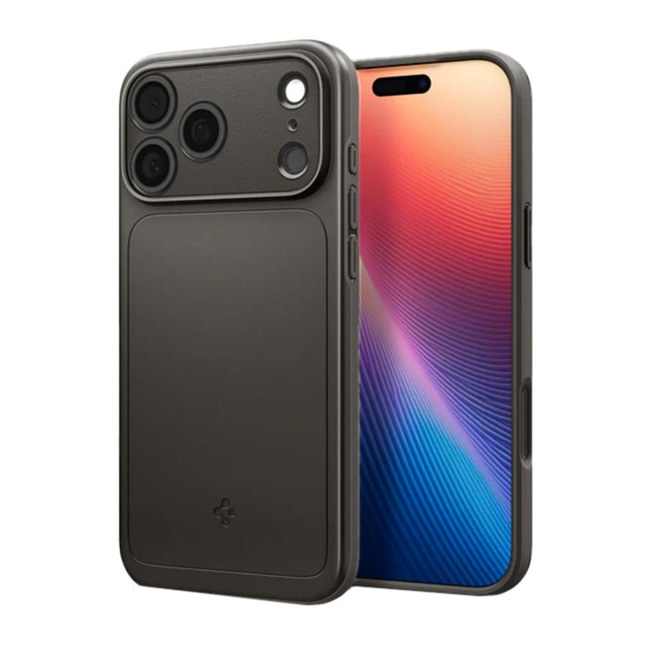 Spigen Thin Fit Backcover MagSafe voor de Apple iPhone 17 Pro - Gunmetal Grijs