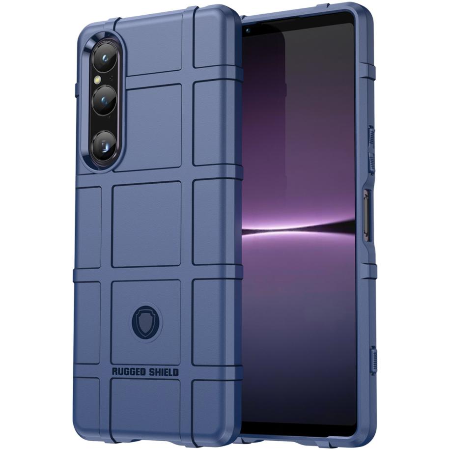 imoshion Rugged Shield Backcover voor de Sony Xperia 1 V - Donkerblauw Blauw