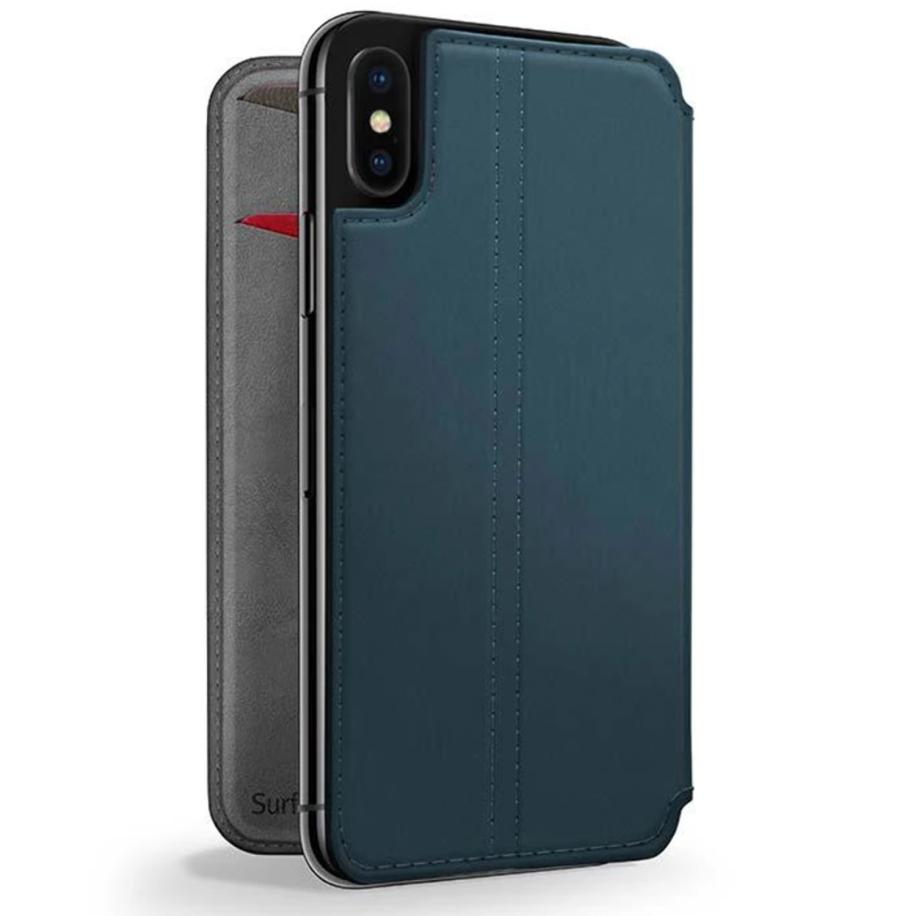 Twelve South SurfacePad Bookcase voor de Apple iPhone Xs / X - Blauw Blauw
