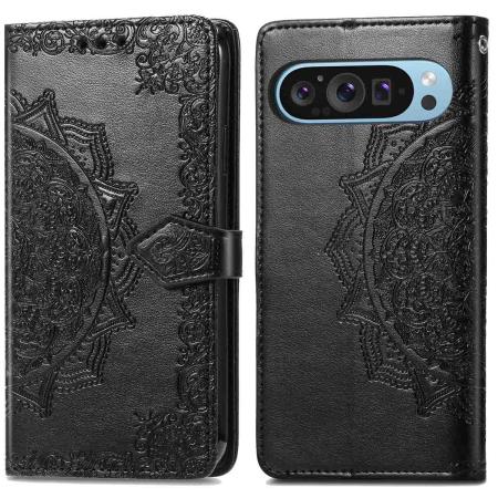 imoshion Mandala Bookcase voor de Google Pixel 9 Pro XL - Zwart