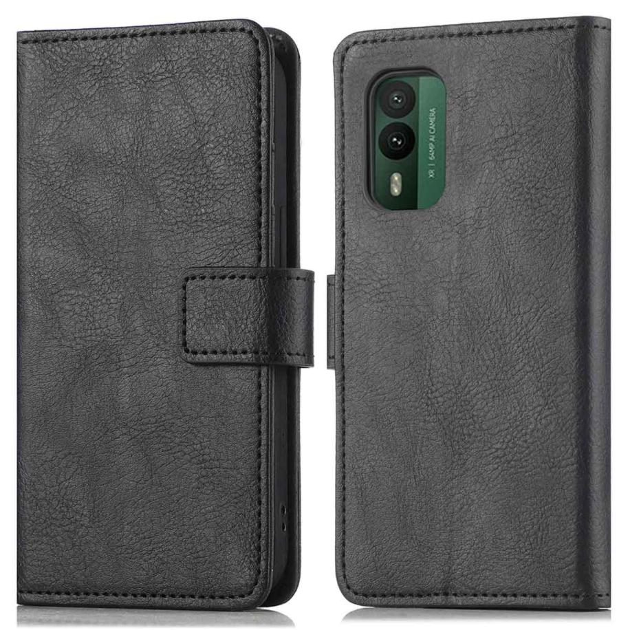 imoshion Luxe Bookcase voor de Nokia XR21 - Zwart Zwart