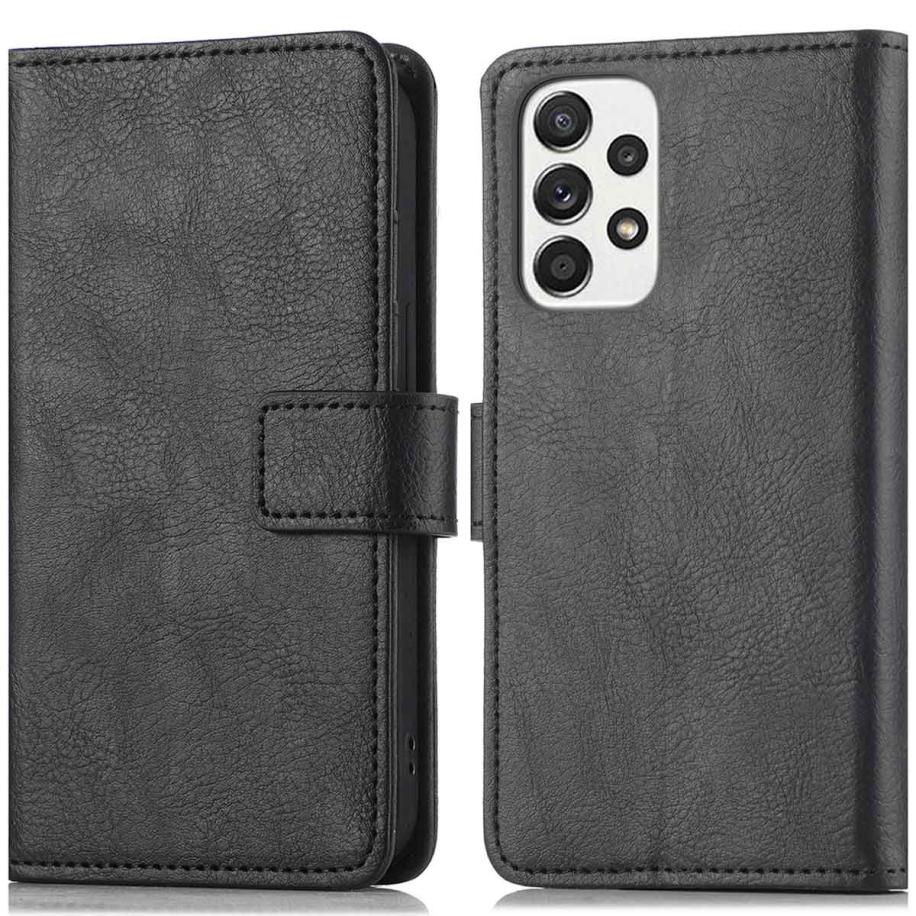 imoshion Luxe Bookcase voor de Samsung Galaxy A33 - Zwart Zwart