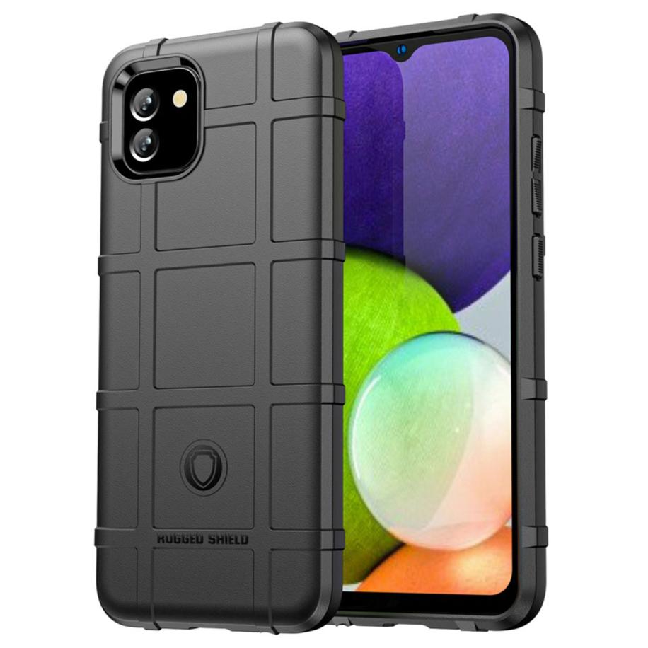 imoshion Rugged Shield Backcover voor de Samsung Galaxy A03 - Zwart Zwart