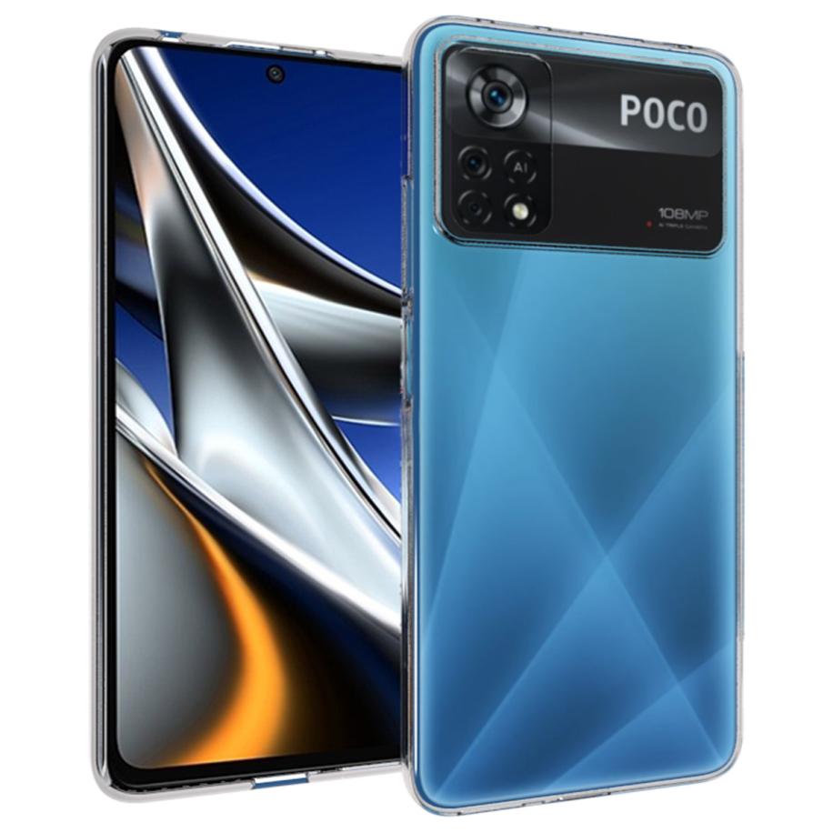 Accezz Clear Backcover voor de Xiaomi Poco X4 Pro 5G - Transparant Transparant