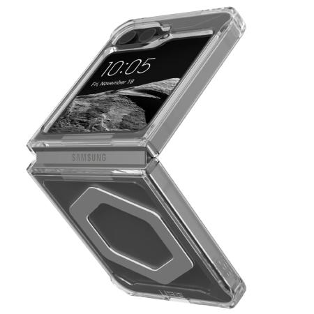 UAG Plyo Pro Backcover voor de Samsung Galaxy Z Flip 6 - Ice / Silver
