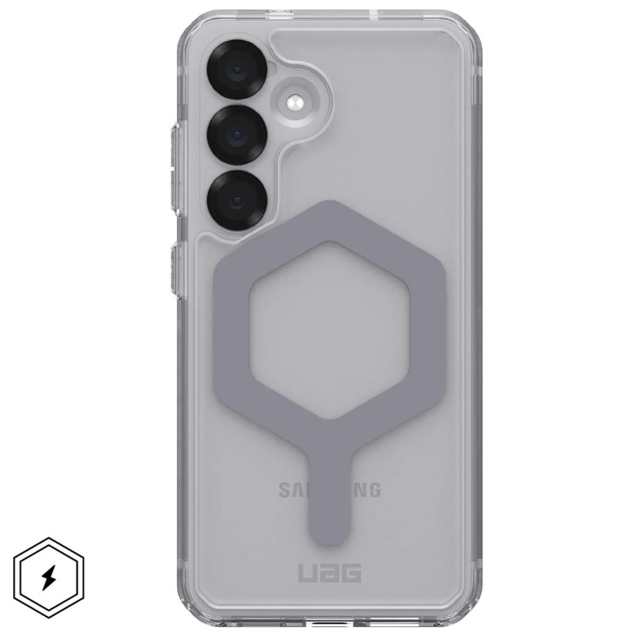 UAG Plyo Pro Backcover voor de Samsung Galaxy S25 - Ice / Silver Transparant