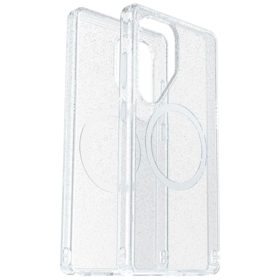 OtterBox Symmetry Clear Backcover MagSafe voor de Samsung Galaxy S25 Ultra - Stardust Transparant
