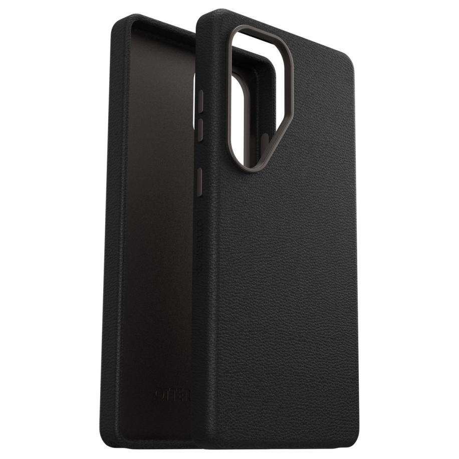 OtterBox Symmetry Cactus leren Backcover voor de Samsung Galaxy S25 Ultra - Noir Ash Zwart