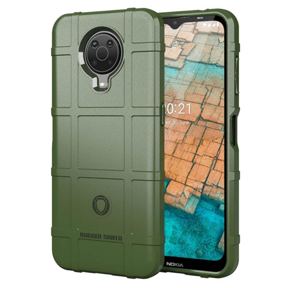 imoshion Rugged Shield Backcover voor de Nokia G10 / G20 - Donkergroen Groen