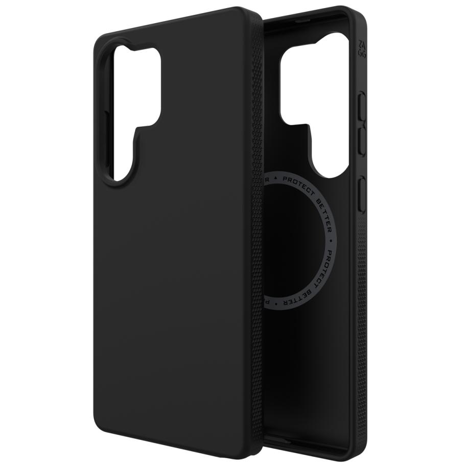 ZAGG Milan Snap Case met MagSafe voor de Samsung Galaxy S25 - Zwart Zwart