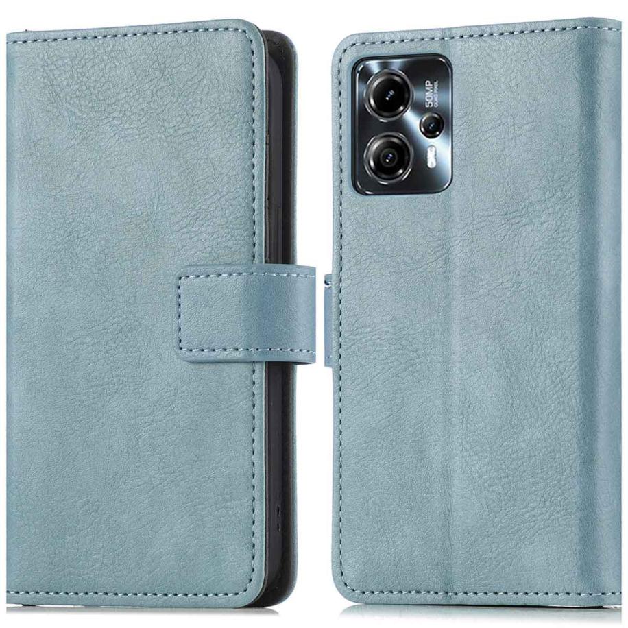 imoshion Luxe Bookcase voor de Motorola Moto G13 / G23 - Lichtblauw Blauw