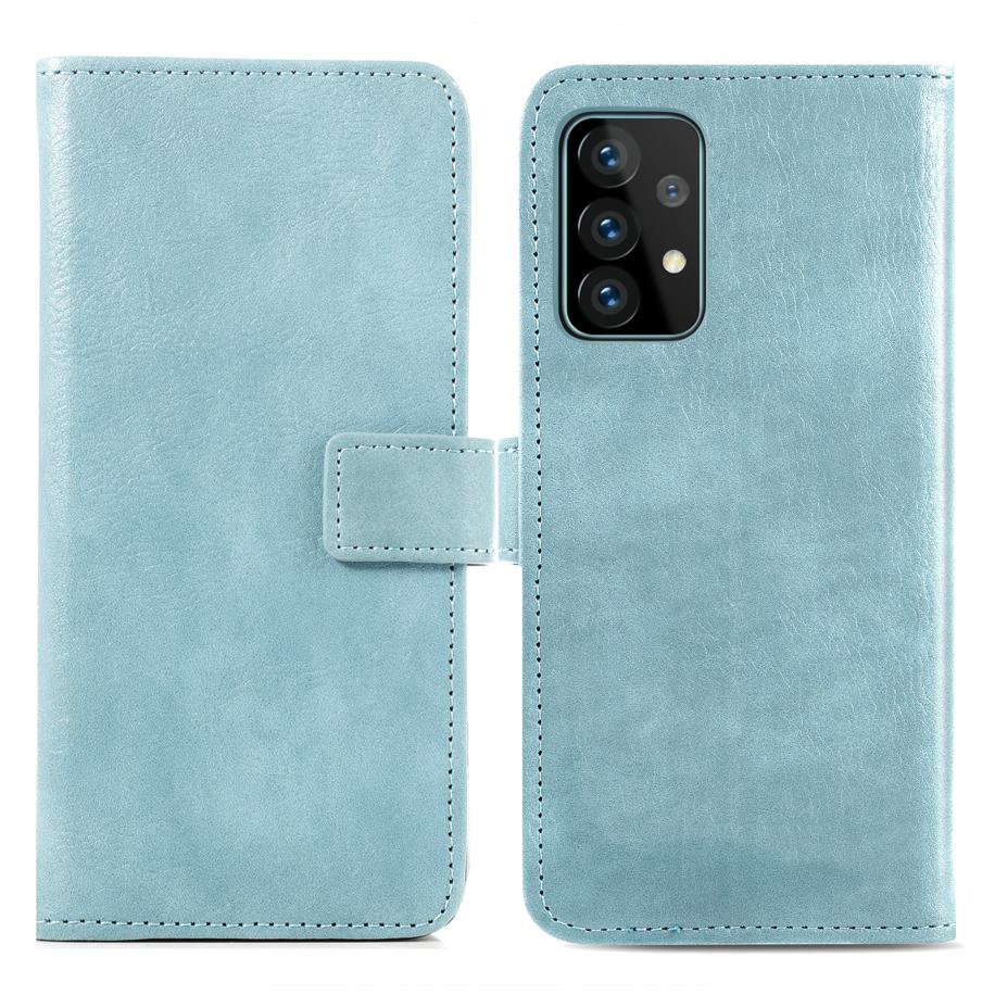 imoshion Luxe Bookcase voor de Samsung Galaxy A72 - Lichtblauw Blauw